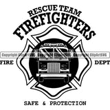 Firefighting Firefight Firefighter Fire Fight Emblem Badge Logo ClipArt SVG