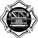 Firefighting Firefight Firefighter Fire Fight Emblem Badge Logo ClipArt SVG