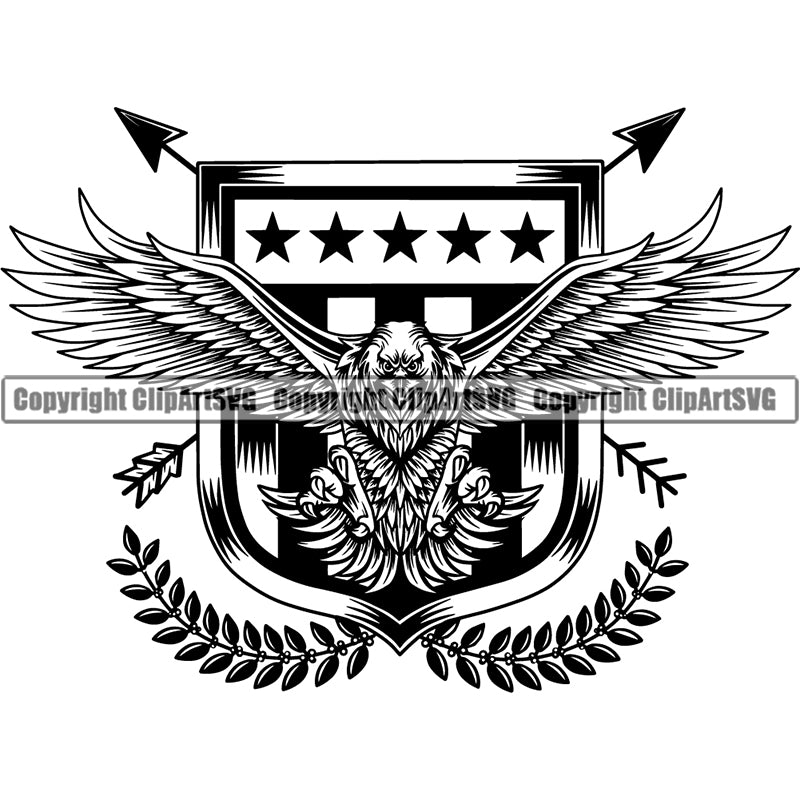 Occupation Lawyer Logo Law Eagle Shield Business ClipArt SVG