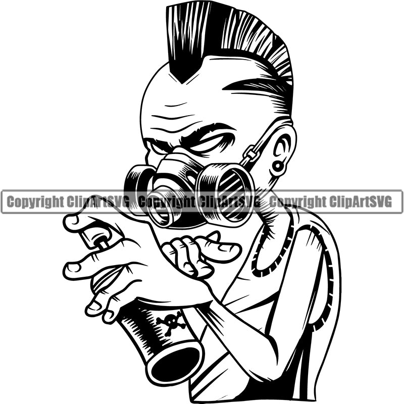 Painting Service Painter Paint Spray Paint Can Artist ClipArt SVG