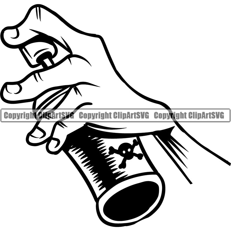 Painting Service Painter Paint Spray Paint Can Hand ClipArt SVG