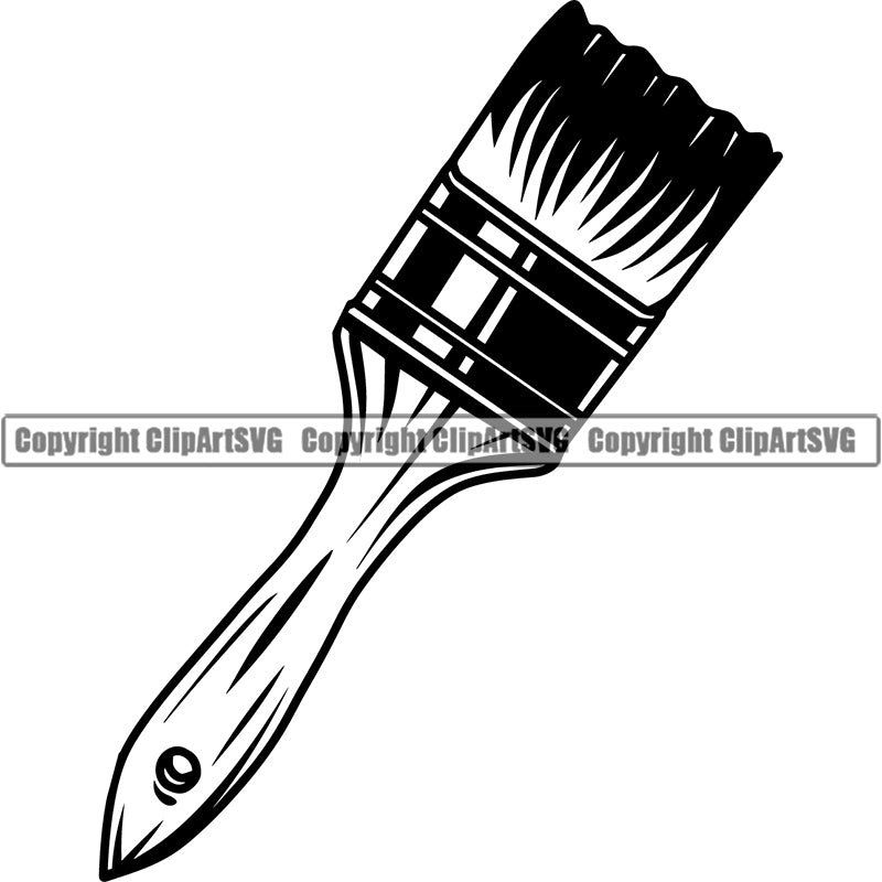 Painting Service Painter Paint Paintbrush ClipArt SVG