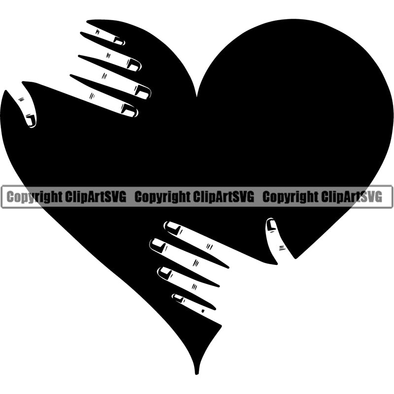 Tailor Seamstress Alterations Handmade Heart Logo ClipArt SVG