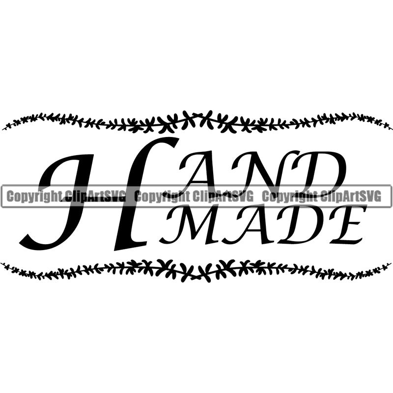 Handmade Logo ClipArt SVG