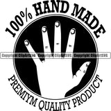 Tailor Seamstress Alterations 100% Handmade Logo ClipArt SVG