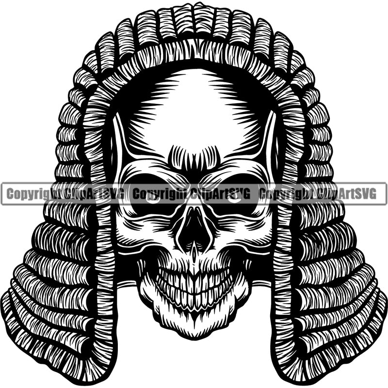 Skull King Devil Smile Evil Face Horror Bizarre Skeleton Scary Vector ClipArt SVG