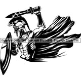 Spartan Gladiator Helmet Warrior Mascot Fighter Battle Fight ClipArt SVG