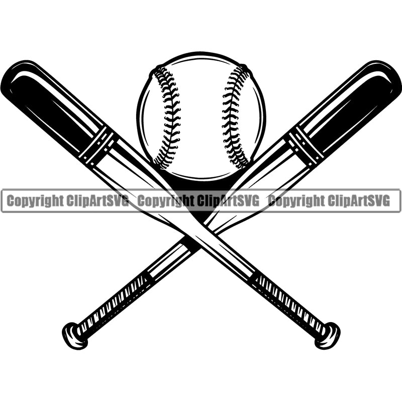 Sports Baseball Logo Ball ClipArt SVG