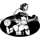 Logo Gym Sports Bodybuilding Couple Training Fitness Muscle Bodybuilder ClipArt SVG