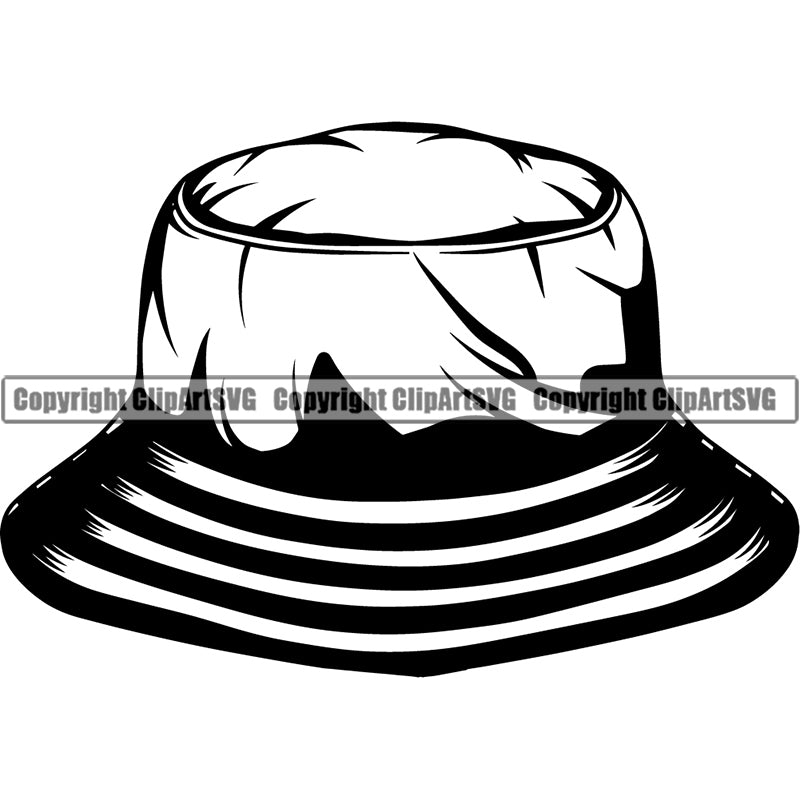 Sports Game Fishing Hat ClipArt SVG