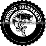 Sports Game Fishing Tournament Hunting Fish Hunt Bass ClipArt SVG