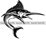 Sports Game Fishing Hunting Fish Hunt Fish Marlin ClipArt SVG