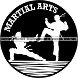 Sports Boxing Man Boxer MMA Fighter Karate Martial Arts ClipArt SVG