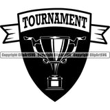 Sports Soccer Tournament Cup Logo ClipArt SVG
