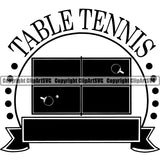 Sports Game Table Tennis Ping Pong ClipArt SVG