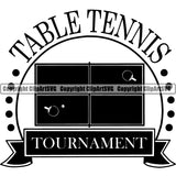 Sports Game Table Tennis Tournament Ping Pong ClipArt SVG