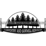 Woodworking Logo Saw Carpenter Lumberjack Hand ClipArt SVG